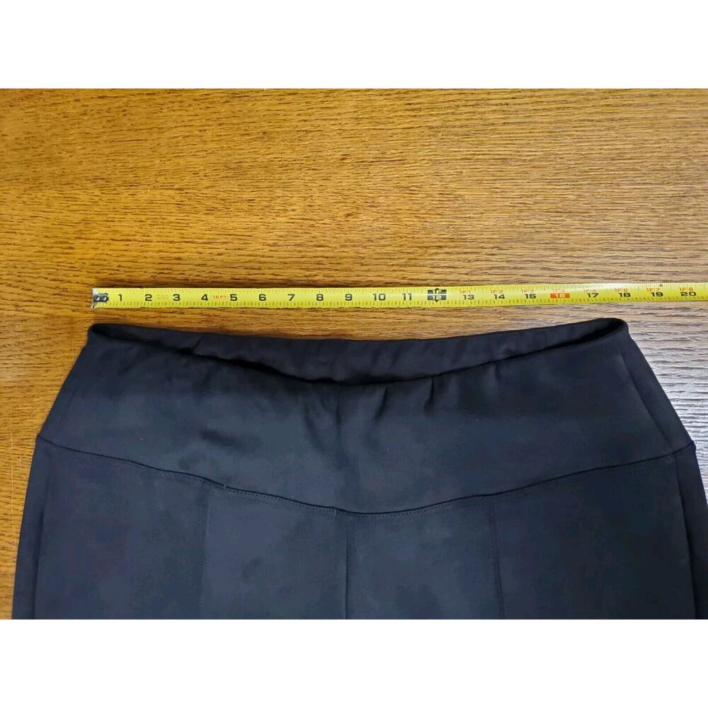 J. JILL 2X Women's Wearever‎ Collection Pants Plus Size Black Faux Suede Skinny - Picture 7 of 10